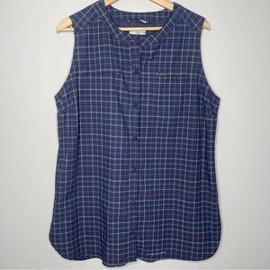 Columbia Omni Shade Navy Sleeveless Top (X-Large)